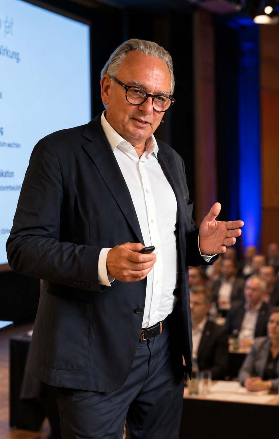 Thomas Roehrssen auf der Buehne